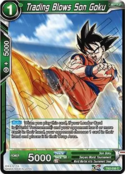 Trading Blows Son Goku