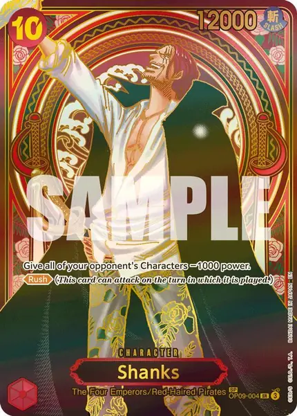 Shanks - OP09-004 (SP) (Gold)