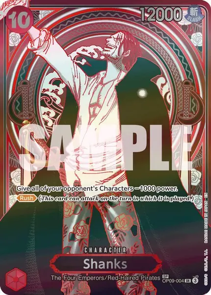 Shanks - OP09-004 (SP) (Silver)