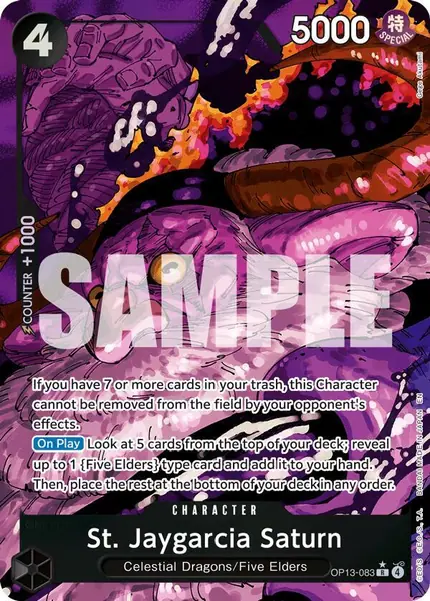 St. Jaygarcia Saturn (Alternate Art)