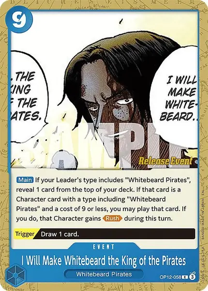 I Will Make Whitebeard the King of the Pirates