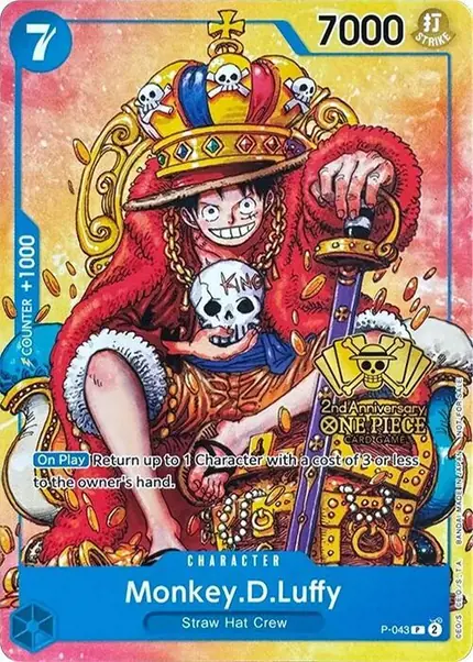 Monkey.D.Luffy (2nd Anniversary Stamped )