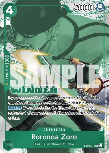 Roronoa Zoro (Winner Pack 2025 Vol. 3)