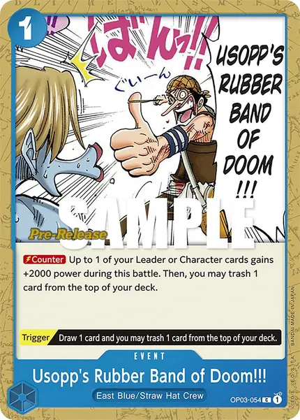 Usopp's Rubber Band of Doom!!!