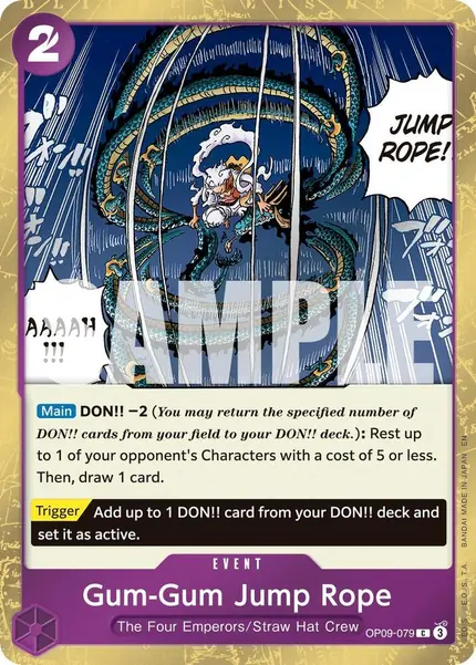 Gum-Gum Jump Rope (Pirate Foil)