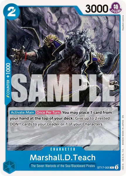 Marshall.D.Teach - ST17-005