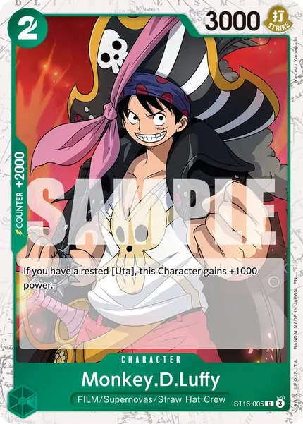 Monkey.D.Luffy - ST16-005 (Pirate Foil)