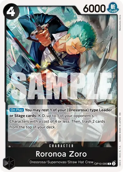 Roronoa Zoro - OP10-095 (Reprint)