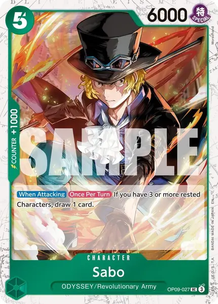 Sabo - OP09-027 (Pirate Foil)