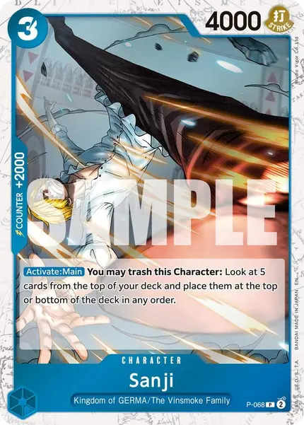Sanji - P-068 (Pirate Foil)
