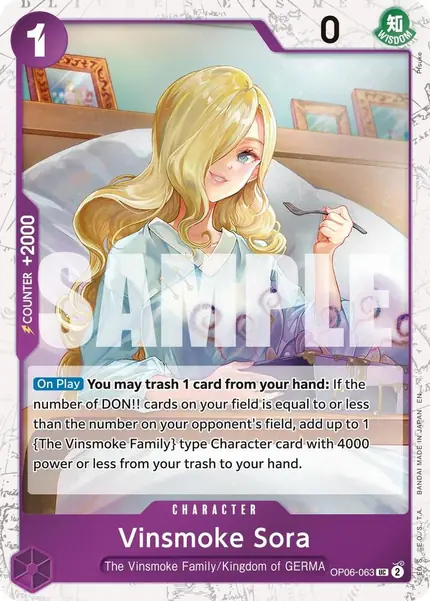 Vinsmoke Sora (Pirate Foil)