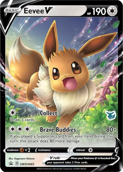 Eevee V - (Eevee Stamped)