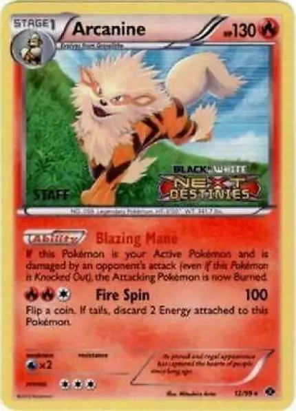 Arcanine - (Prerelease) [Staff]