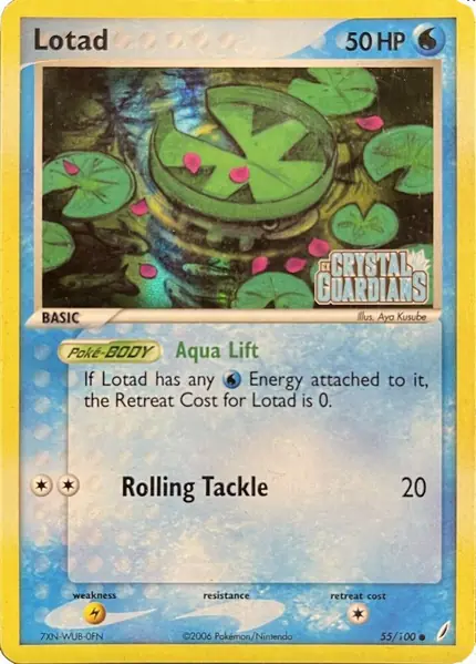 Lotad - (EX Crystal Guardians Reverse Holofoil)