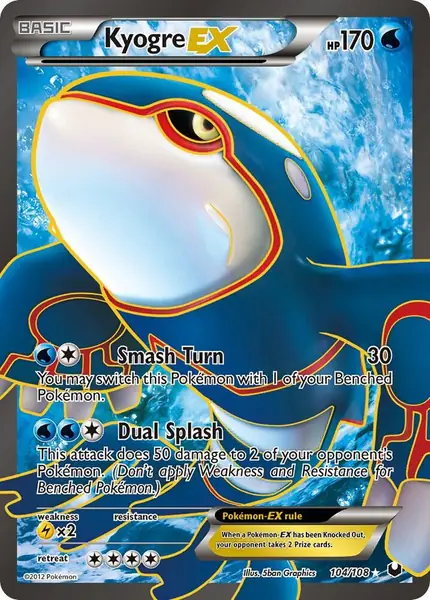 Kyogre EX ( Full Art)