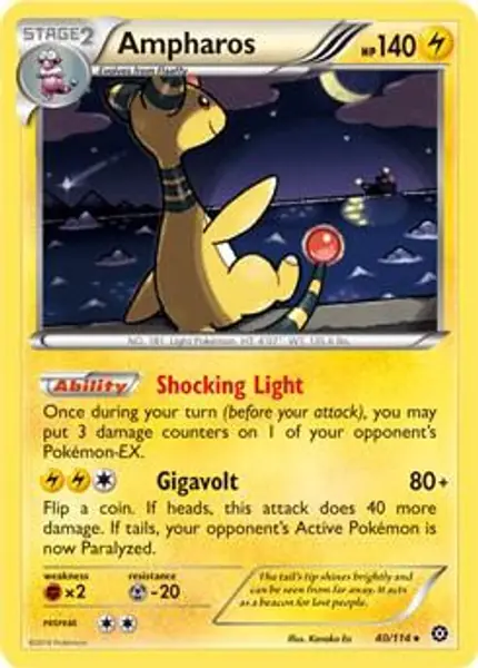 Ampharos - 40/114 (XY Steam Siege)