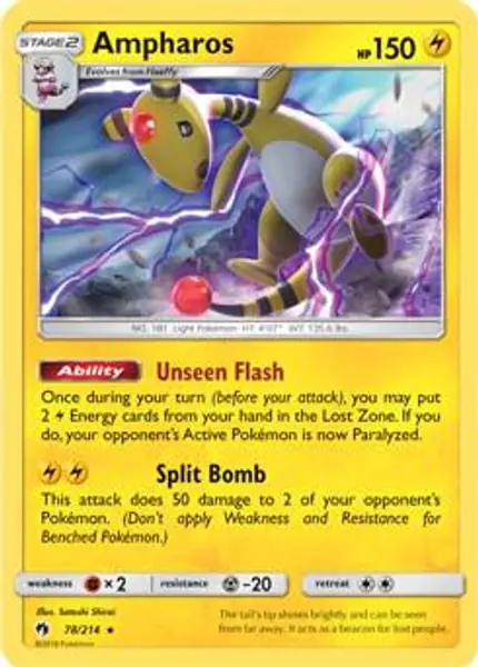 Ampharos - 78/214 (SM Lost Thunder)
