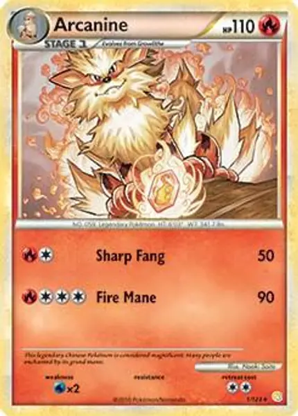 Arcanine - (HeartGold & SoulSilver)