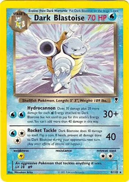 Dark Blastoise - (WotC Legendary Collection)
