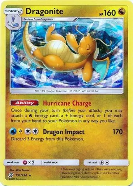 Dragonite - (Cracked Ice Holo)