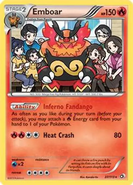 Emboar - (Legendary Treasures)