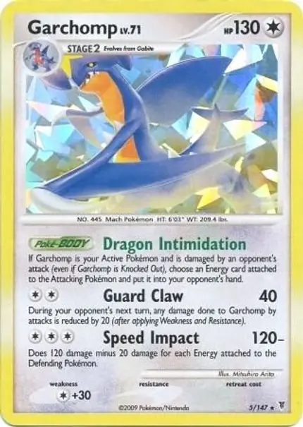 Garchomp - (Cracked Ice Holo)