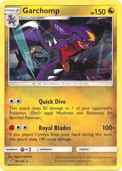Garchomp - (Cracked Ice Holo)