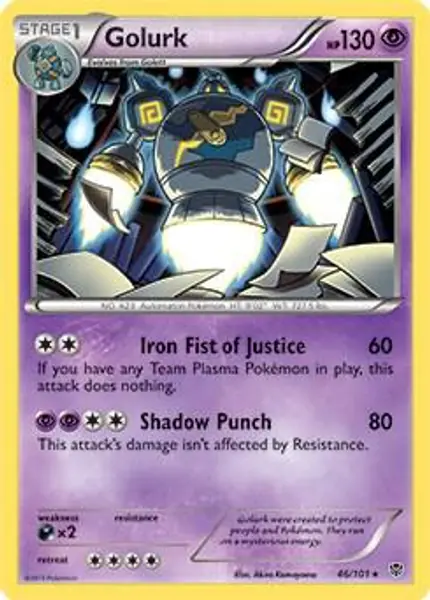 Golurk - (BW Plasma Blast)