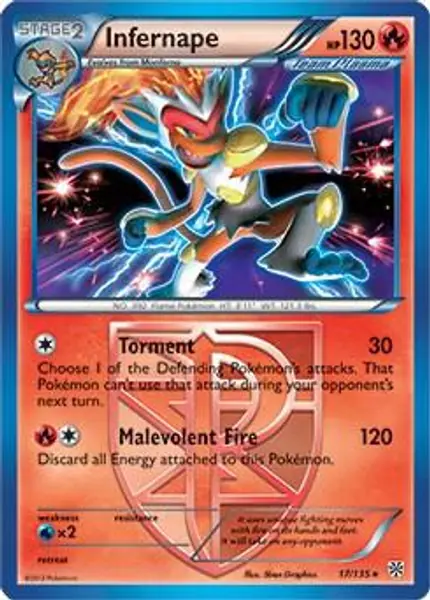 Infernape - (BW Plasma Storm)