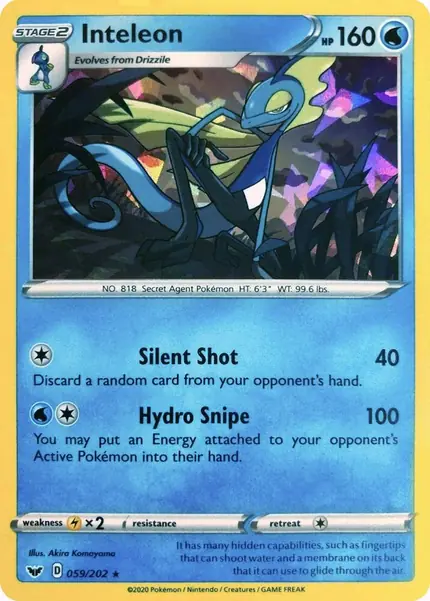 Inteleon - (Cracked Ice Holo)