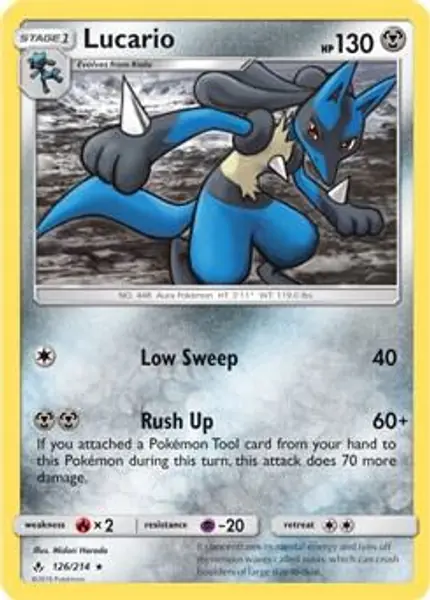 Lucario - 126/214 (SM Unbroken Bonds)