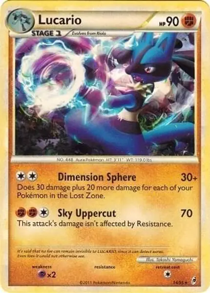 Lucario - /95 (Cracked Ice Holo)