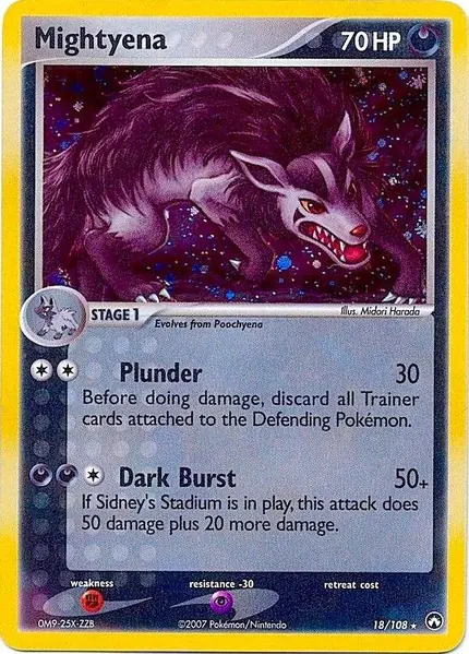 Mightyena - (Cosmos Holo)