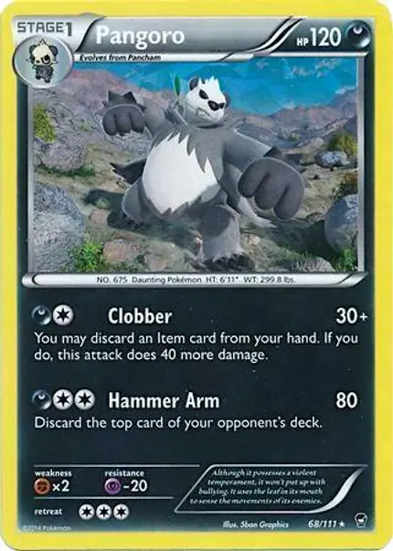 Pangoro - (Cracked Ice Holo)