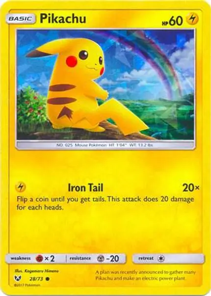 Pikachu - /73 (Cracked Ice Holo)