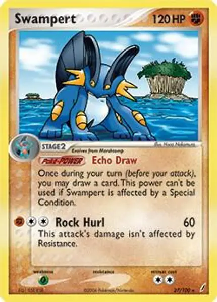 Swampert - (EX Crystal Guardians)