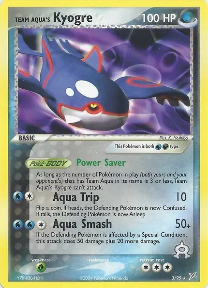 Team Aqua's Kyogre - /95 (EX Team Magma vs Team Aqua)