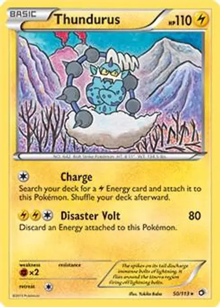 Thundurus - 50/113 (BW Legendary Treasures)