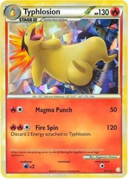 Typhlosion - (Cracked Ice Holo)