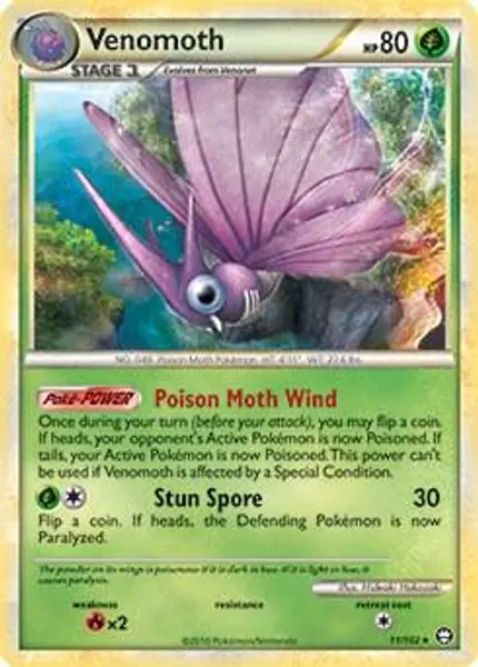Venomoth - (HGSS Triumphant)