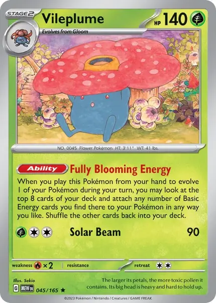 Vileplume - (Scarlet and Violet: 151)
