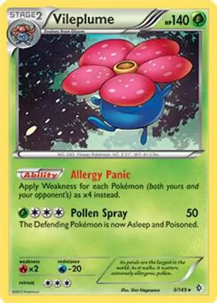 Vileplume - 3/149 (BW Boundaries Crossed)