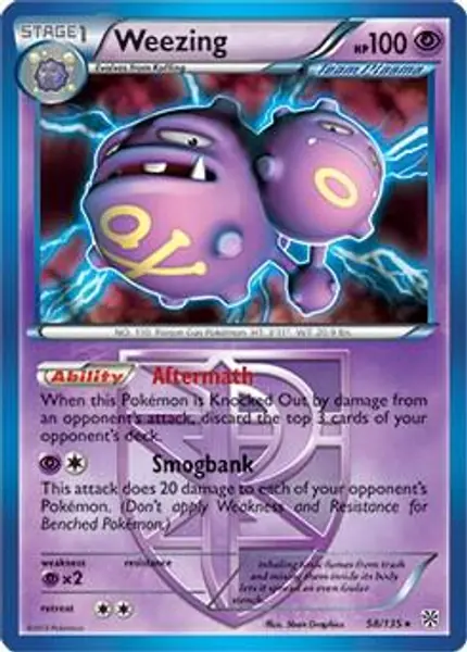 Weezing - (BW Plasma Storm)