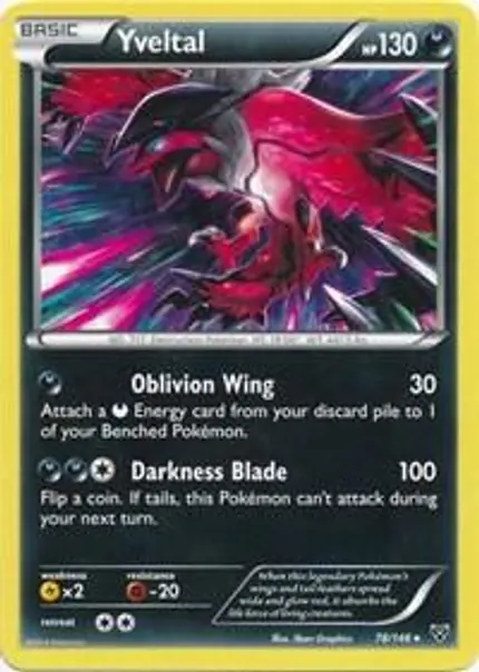 Yveltal - (Cracked Ice Holo)