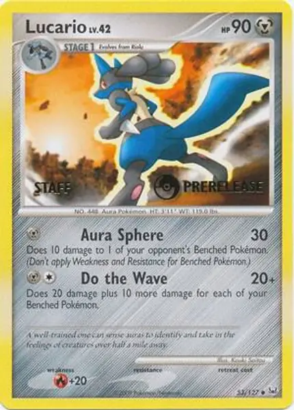 Lucario - (Prerelease) [Staff]