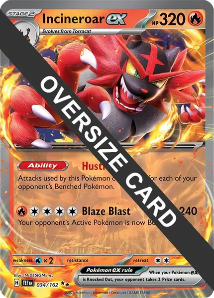 Incineroar ex - 034/162
