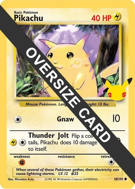 Pikachu - (25th Anniversary)