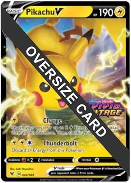 Pikachu V - (Vivid Voltage Stamped)