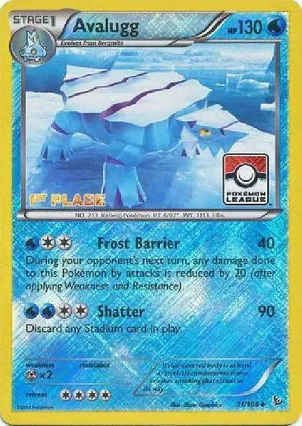 Avalugg - (Pokemon League) [1st Place]