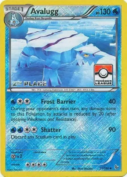 Avalugg - (Pokemon League) [2nd Place]